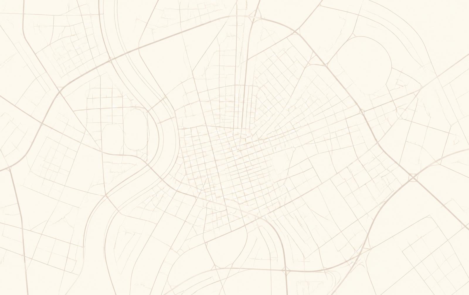 Minimal street map of Indiranagar, Bengaluru